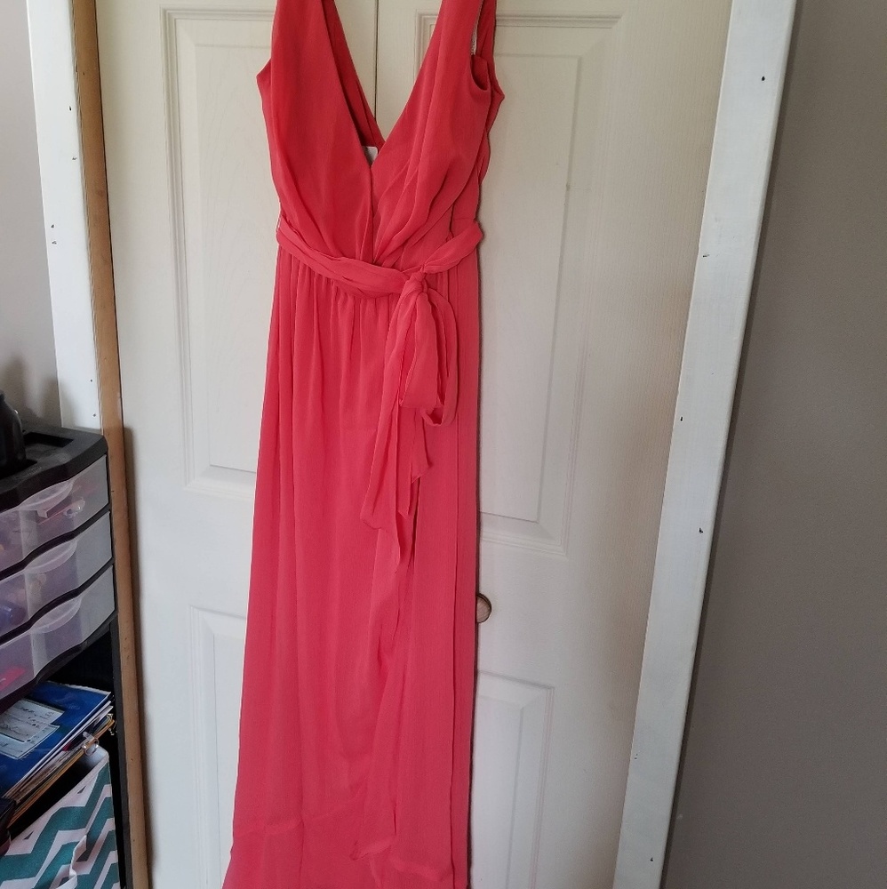 Persimmon evening dress